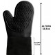Luva Térmica De Silicone Com Tecido Preta